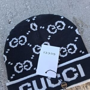 Gucci Black and White Beanie